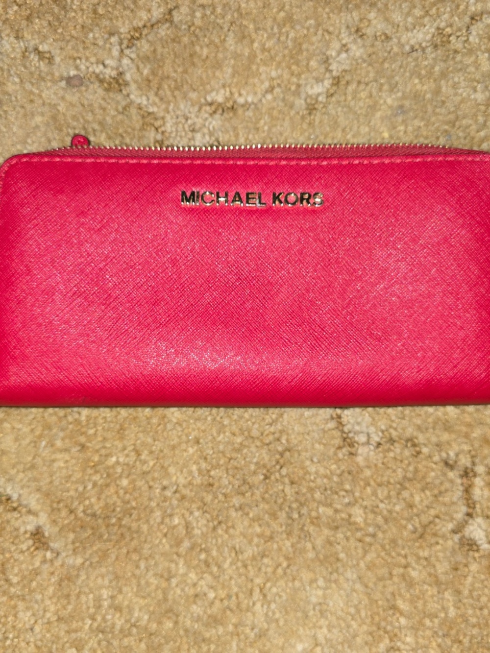 Red Michael Kors Wallet - Picture 2 of 4